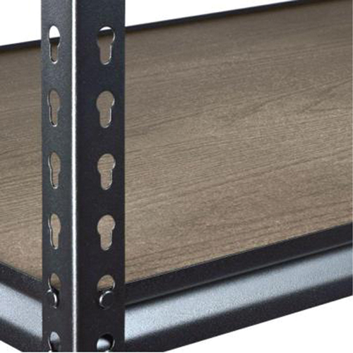 Edsal Rayonnage robuste, Acier, Sans boulons, Capacité 800 lb, 36" la x