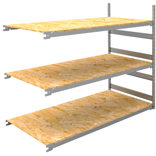 &eacute;tag&egrave;re-classeur de grande largeur, Acier, 3 Tablettes, 72" la x 32" p x 60" h, Ensemble Ajout M & M Nord Ouest Inc