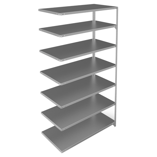 &eacute;l&eacute;ment de rayonnage, Acier galvanis&eacute;, Montant &agrave; fente, Capacit&eacute; 275 lb, 48" la x 84" h x 24" p M & M Nord Ouest Inc