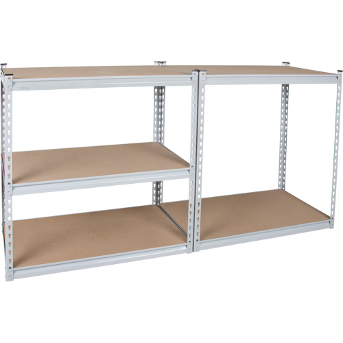 Heavy-Duty Shelving, Steel, Boltless, 1200 lbs. Capacity, 36" W x 72" H x 18" D M & M Nord Ouest Inc