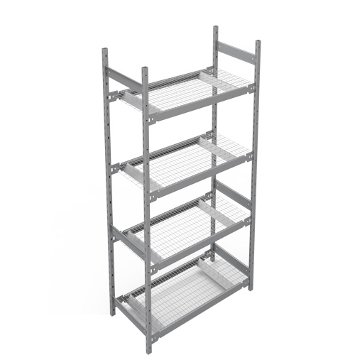 Wide Span Storage Shelving, Steel, Boltless, 1340 lbs. Capacity, 42" W x 84" H x 18" D M & M Nord Ouest Inc