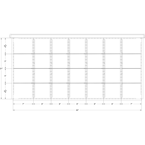 Cabinet d'entreposage &agrave; tiroirs int&eacute;gr&eacute; Interlok M & M Nord Ouest Inc