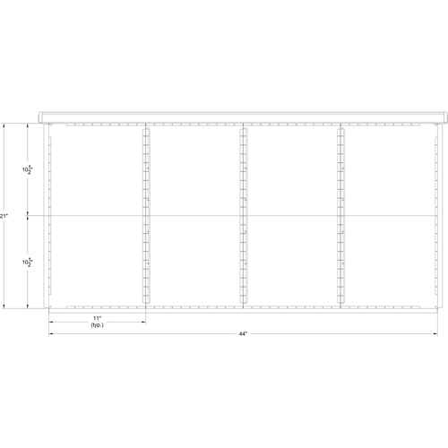 Cabinet d'entreposage &agrave; tiroirs int&eacute;gr&eacute; Interlok M & M Nord Ouest Inc