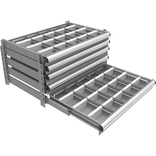Cabinet d'entreposage &agrave; tiroirs int&eacute;gr&eacute; Interlok M & M Nord Ouest Inc