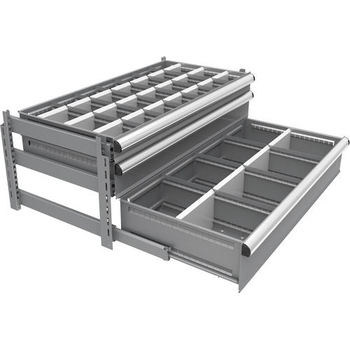 Cabinet d'entreposage &agrave; tiroirs int&eacute;gr&eacute; Interlok M & M Nord Ouest Inc