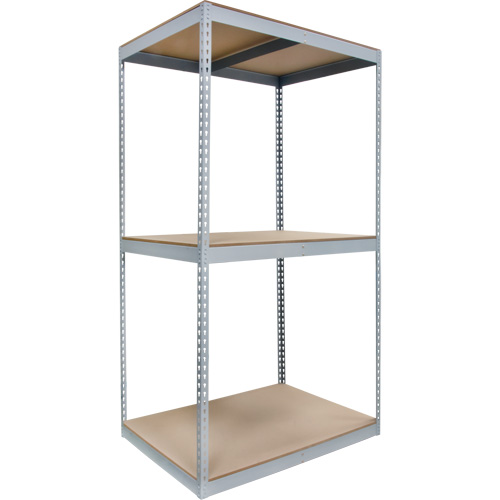 Heavy-Duty Shelving, Steel, Boltless, 750 lbs. Capacity, 72" W x 84" H x 24" D M & M Nord Ouest Inc