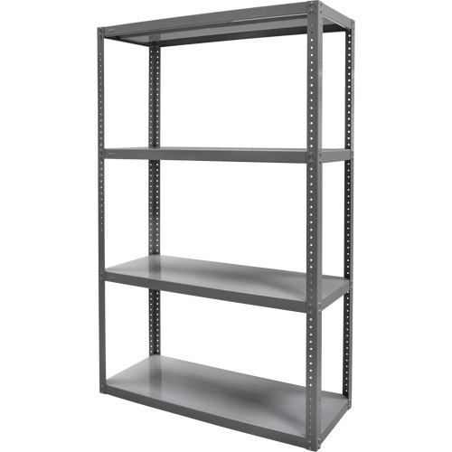 Heavy-Duty Shelving, Steel, Bolted, 3000 lbs. Capacity, 36" W x 72" H x 18" D M & M Nord Ouest Inc
