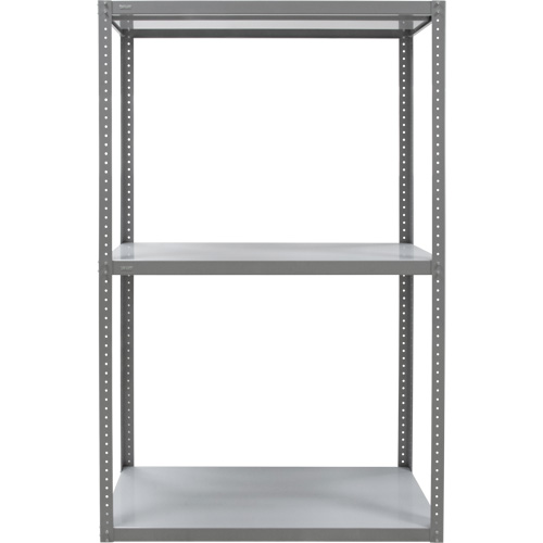 Heavy-Duty Shelving, Steel, Bolted, 3000 lbs. Capacity, 36" W x 72" H x 18" D M & M Nord Ouest Inc