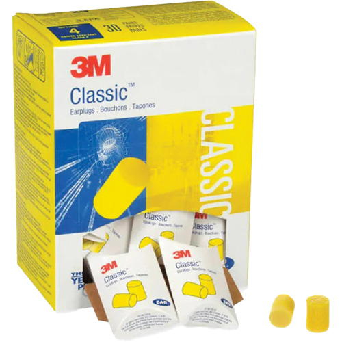 E-A-R Classic Earplugs, Pair - Pillow Pack M & M Nord Ouest Inc