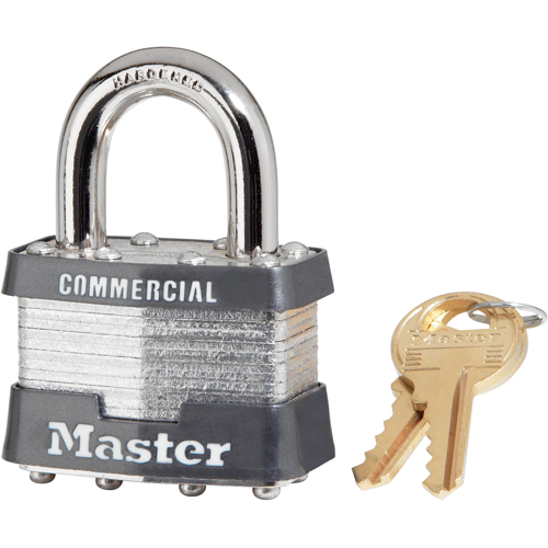 Commercial Locks - No. 1KA, Keyed Alike, Laminated Steel, 1-3/4" Width M & M Nord Ouest Inc