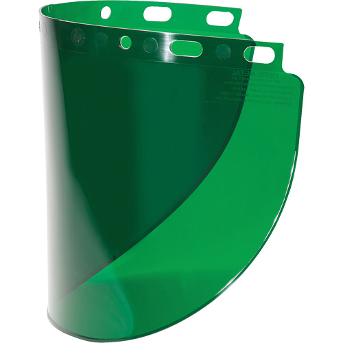 Fibre-Metal&reg; Wideview Faceshield Visor, Propionate, Green Tint M & M Nord Ouest Inc
