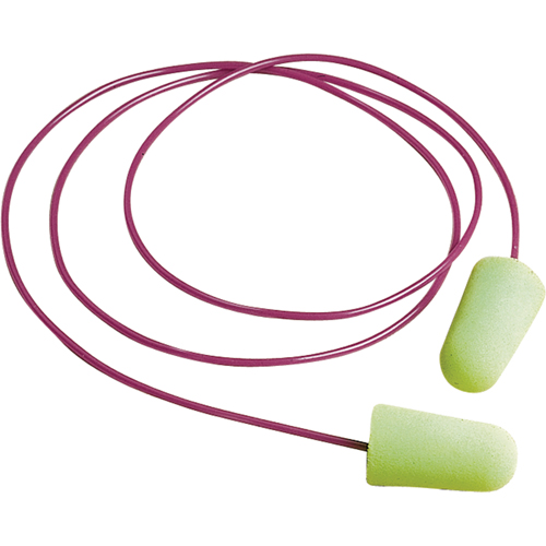 Pura-Fit&reg; Foam Earplugs , Bulk - Box, Corded M & M Nord Ouest Inc