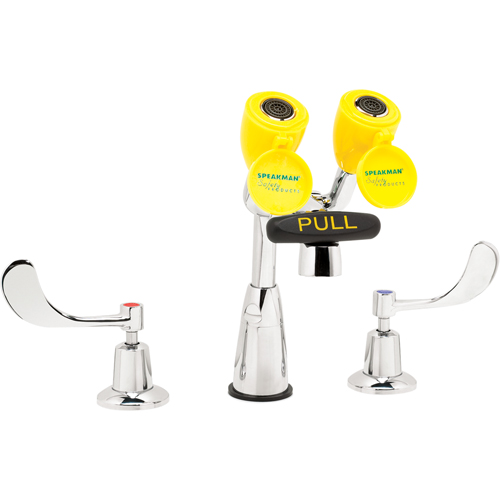 Faucet & Eyewash Station, Sink Mount Installation M & M Nord Ouest Inc