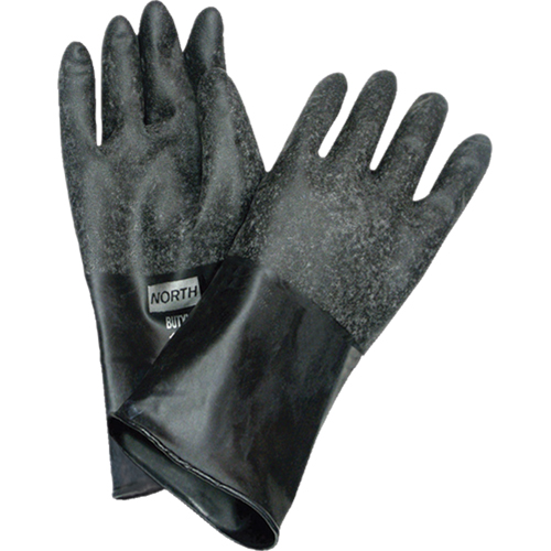 Gants r&eacute;sistants aux produits chimiques, Taille Moyen/8, 14" lo, Caoutchouc butyle, 32 mils M & M Nord Ouest Inc