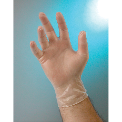 Gants d'examen, Petit, Vinyle, 4 mils, Sans poudre, Transparent, Classe 2 M & M Nord Ouest Inc