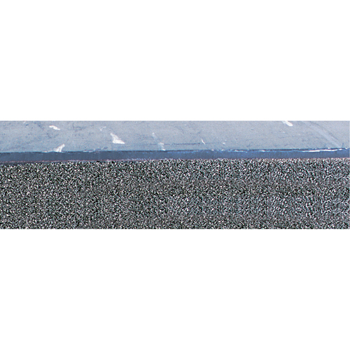 Tapis &agrave; surface marbr&eacute; Sof-Tyle Grande No 970, Lisse, 4' x 72' x 1", Noir, Caoutchouc M & M Nord Ouest Inc
