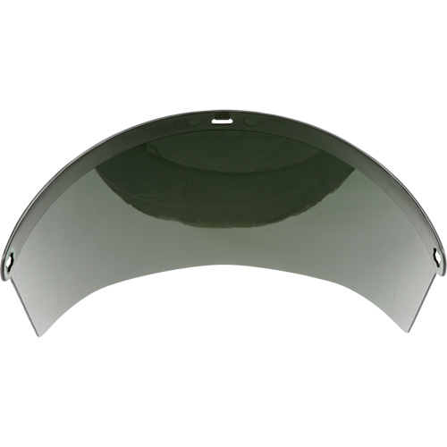 Molded Faceshield Window, Polycarbonate, Green Tint M & M Nord Ouest Inc