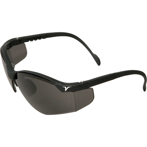 Lunettes de s&eacute;curit&eacute; Veratti Breeze, Lentille Grise/fum&eacute;e, Anti-&eacute;gratignures, R&eacute;pond ou surpasse la norme CSA Z94.3 M & M Nord Ouest Inc