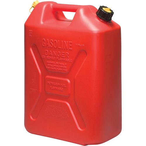 Jerry Cans, 5.3 US gal./20.06 L, Red, CSA Compliant/ULC M & M Nord Ouest Inc