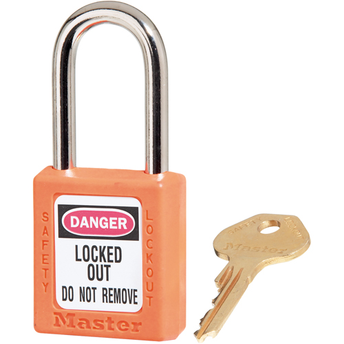 Zenex Padlocks, Safety Padlock, Keyed Different, Thermoplastic, 1-1/2" Width M & M Nord Ouest Inc