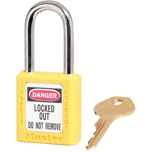 Zenex Padlocks, Safety Padlock, Keyed Different, Thermoplastic, 1-1/2" Width M & M Nord Ouest Inc