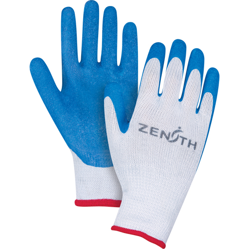 Gants enduits tricot&eacute; sans couture en caoutchouc naturel, 9/Grand, R&ecirc;vetement Latex de caoutchouc, Calibre 10, Enveloppe en Polyester/Coton M & M Nord Ouest Inc