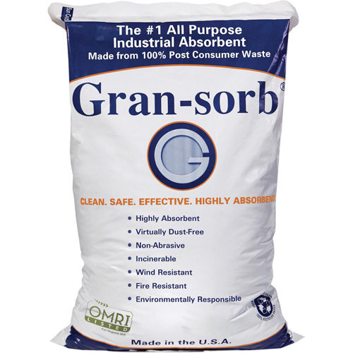 Absorbant granulaire Gran-Sorb M & M Nord Ouest Inc