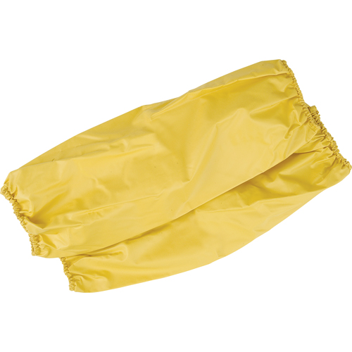 Manchettes ignifuge, Longueur de 18", Polyester/PVC, Jaune M & M Nord Ouest Inc