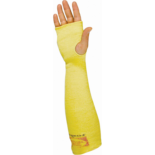 Sleeves, Kevlar&reg;, 18", ANSI/ISEA 105 Level 3, Yellow M & M Nord Ouest Inc