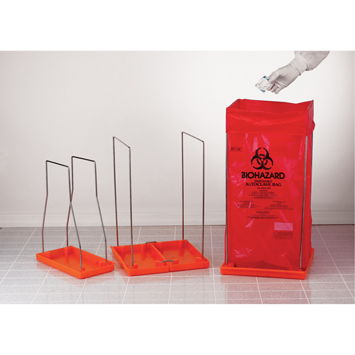 Clavies&reg; Bag Holders, Bio-Hazard, 14" L x 14" W M & M Nord Ouest Inc