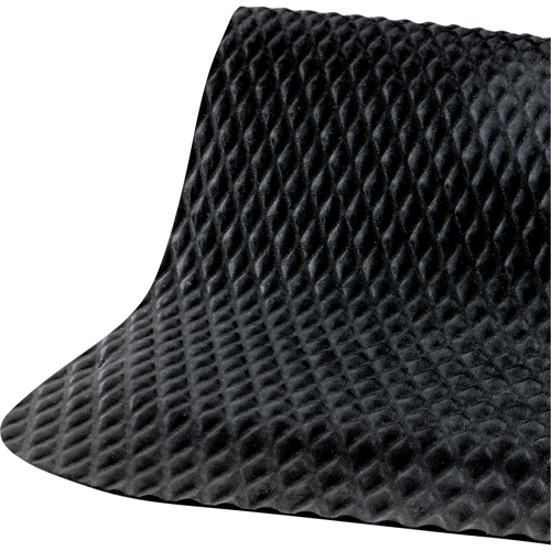 Tapis Hog Heaven no 422, Losange, 3-3/4' x 5-3/4' x 7/8", Noir, Nitrile M & M Nord Ouest Inc