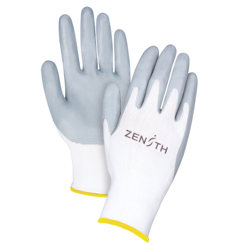 Gants l&eacute;gers enduits et respirants, 11/2T-Grand, R&ecirc;vetement Mousse de nitrile, Calibre 13, Enveloppe en Polyester M & M Nord Ouest Inc
