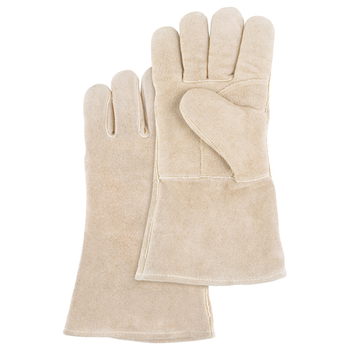 Premium Welder's Gloves, Split Cowhide, Size Large M & M Nord Ouest Inc