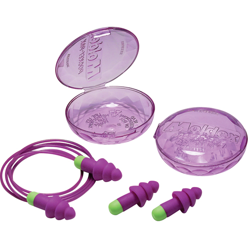 Bouchons d'oreilles r&eacute;utilisables Rockets, Sans cordon, Vrac - &eacute;tui en plastique, 27 dB NRR, Taille unique M & M Nord Ouest Inc