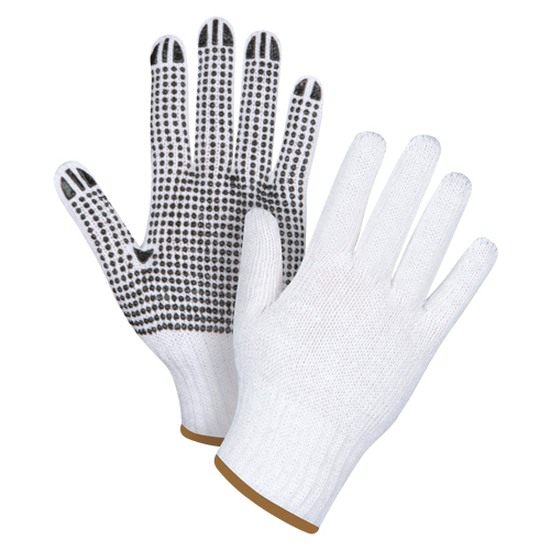 Dotted String Knit Gloves, Poly/Cotton, Single Sided, 7 Gauge, Large M & M Nord Ouest Inc
