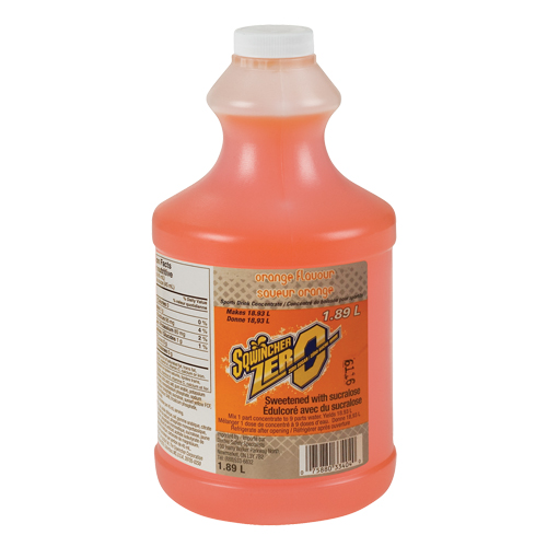 Sqwincher&reg; ZERO&reg; Rehydration Drink, Concentrate, Orange M & M Nord Ouest Inc