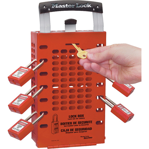 Latch Tight Lock Boxes, Red M & M Nord Ouest Inc