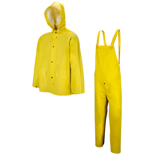 Lightweight Flame Retardant Rainsuit, 5X-Large, High Visibility Yellow M & M Nord Ouest Inc
