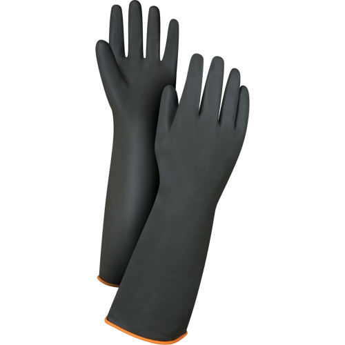 Heavyweight Chemical-Handling Gloves, Size Large/9, 18" L, Rubber Latex, 30-mil M & M Nord Ouest Inc