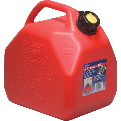 Jerry Cans, 2.5 US gal./10 L, Red, CSA Compliant/ULC M & M Nord Ouest Inc