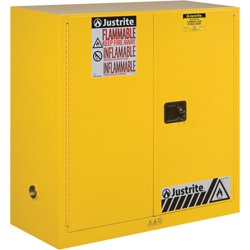 Armoires Sure-Grip EX pour produits inflammables, 30 gal., 2 Porte(s), 43" La x 44" h x 18" p M & M Nord Ouest Inc