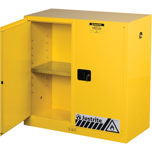 Armoires Sure-Grip EX pour produits inflammables, 30 gal., 2 Porte(s), 43" La x 44" h x 18" p M & M Nord Ouest Inc
