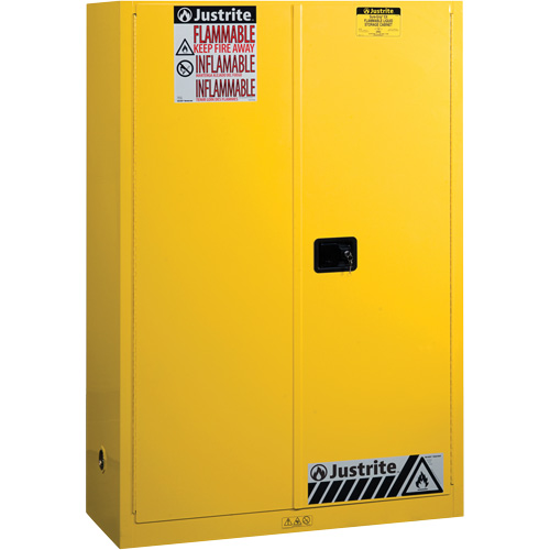 Armoires Sure-Grip EX pour produits inflammables, 45 gal., 2 Porte(s), 43" La x 65" h x 18" p M & M Nord Ouest Inc