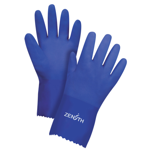 Gants ultra flexible, Taille Grand/9, 12" lo, PVC, Doublure en Interlock, 45 mils M & M Nord Ouest Inc