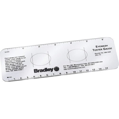Manom&egrave;tres d'essai pour douche oculaire M & M Nord Ouest Inc