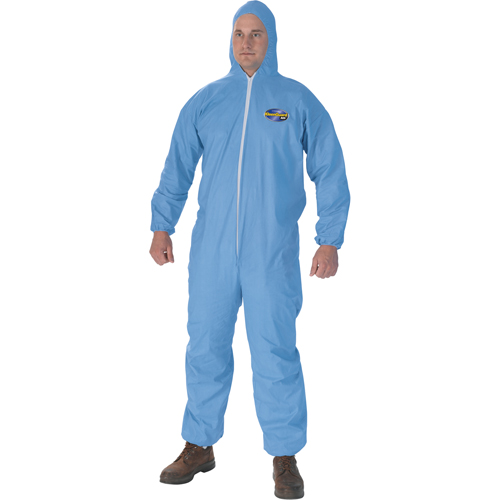 Combinaison Kleenguard A65, Grand, Bleu, Tissu ignifug&eacute; M & M Nord Ouest Inc
