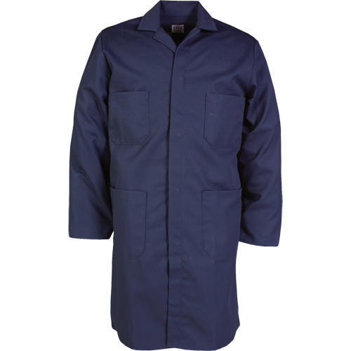 Sarrau de laboratoire, Poly-coton, 46, Bleu marine M & M Nord Ouest Inc