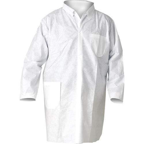Sarraus de laboratoire KleenGuard A20, SMS, Blanc, Moyen M & M Nord Ouest Inc