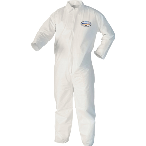 Kleenguard A40 Coveralls, X-Large, White, Microporous M & M Nord Ouest Inc
