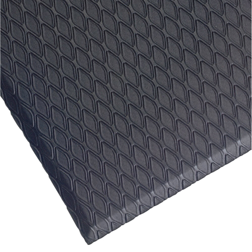Tapis Cushion Max, Losange, 2' x 3' x 5/8", Charbon, Nitrile/PVC M & M Nord Ouest Inc